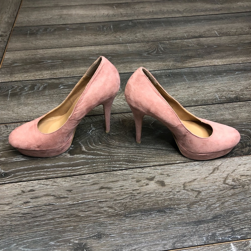 SOLD. LC Lauren Conrad blush pink heels - Picture 2 of 6
